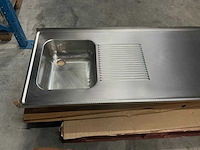 Reginox 170x60cm rvs blad wafel - afbeelding 2 van  3