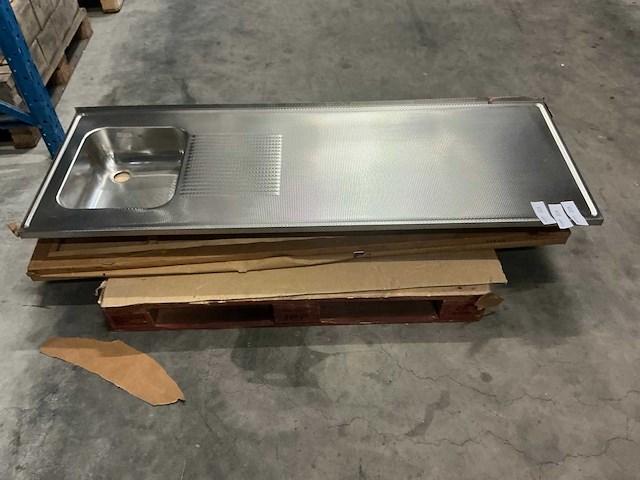 Reginox 170x60cm rvs blad wafel - afbeelding 2 van  4