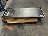 Reginox 170x60cm rvs blad wafel - afbeelding 2 van  4