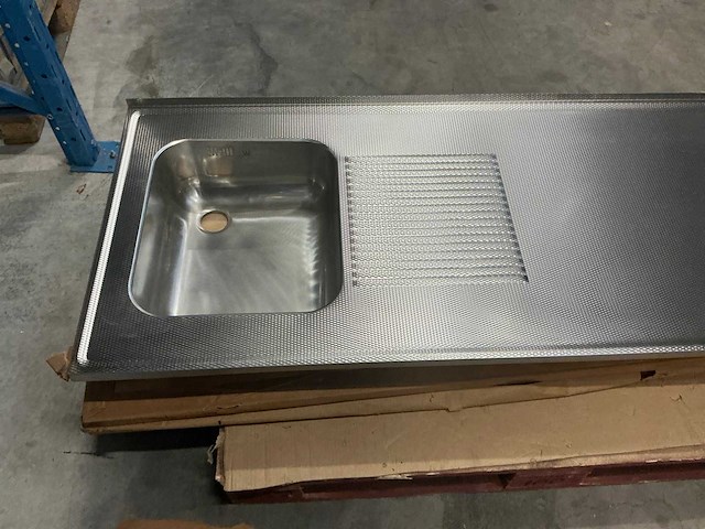 Reginox 170x60cm rvs blad wafel - afbeelding 3 van  4