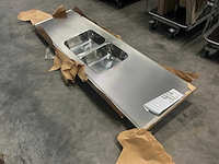 Reginox 211,5x60 rvs blad wafel - afbeelding 1 van  4