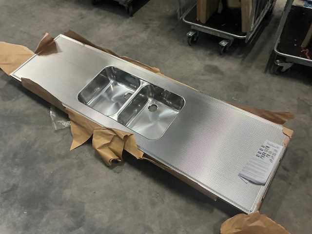 Reginox 211,5x60 rvs blad wafel - afbeelding 1 van  3