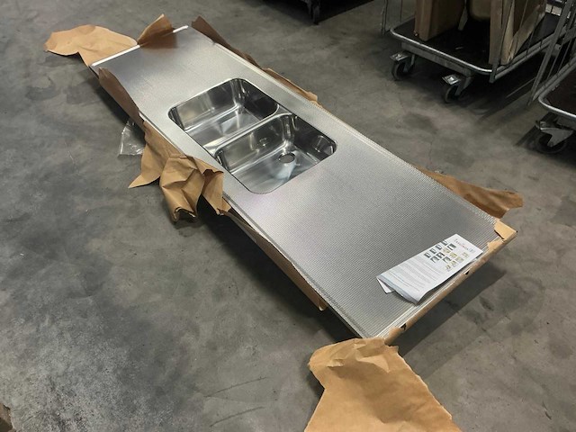 Reginox 211,5x60 rvs blad wafel - afbeelding 1 van  3