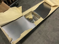 Reginox 211,5x60cm rvs oak links blad wafel - afbeelding 2 van  4