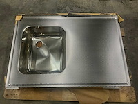 Reginox 90x60 rvs blad wafel (2x) - afbeelding 1 van  5