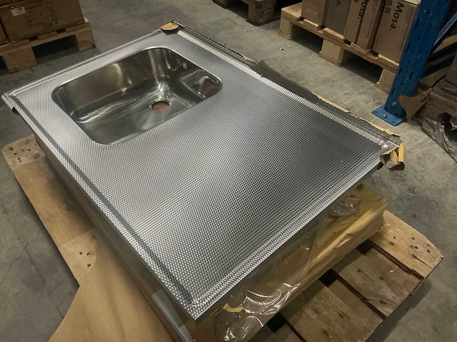 Reginox 90x60 rvs blad wafel - afbeelding 3 van  4