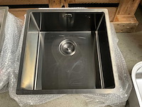 Reginox gunmetal spoelbak 44x44cm - afbeelding 1 van  1