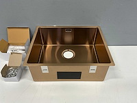 Reginox miami 50x40 copper spoelbak - afbeelding 1 van  5