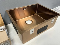 Reginox miami 50x40 copper spoelbak - afbeelding 3 van  5