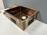 Reginox miami 50x40 copper spoelbak - afbeelding 4 van  5