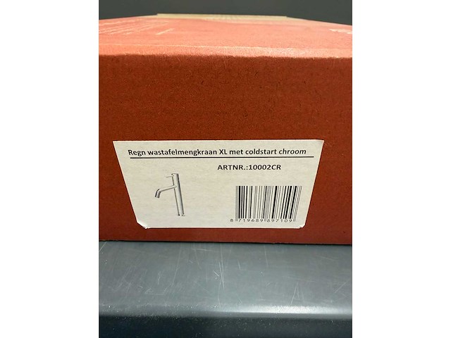 Regn - 10002cr - wastafelmengkraan xl met coldstart chroom - afbeelding 4 van  4