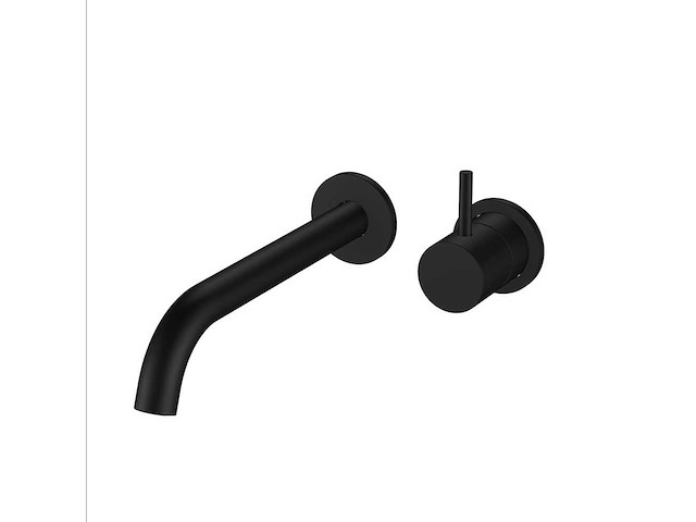 Regn - 10005mb - 2-gats inbouw wastafelkraan met coldstart mat zwart - afbeelding 1 van  8