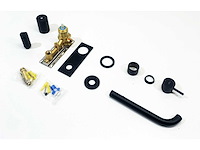 Regn - 10005mb - inbouw wastafelmengkraan 2-gats met coldstart mat zwart - afbeelding 1 van  3