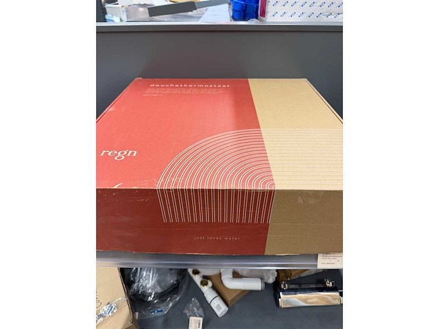 Regn - 15003mb - thermostatische regendouche inbouw set met hoofddouche, achterplaat en losse handdouche mat zwart - afbeelding 4 van  4
