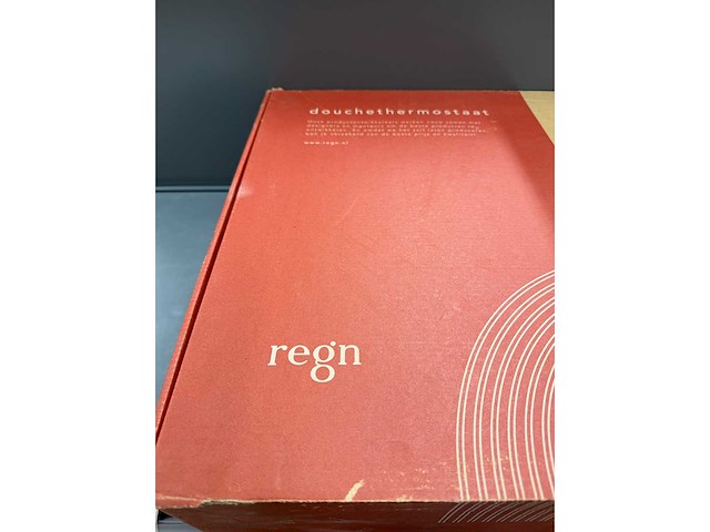 Regn - 15003mb - thermostatische regendouche inbouw set met hoofddouche, achterplaat en losse handdouche mat zwart - afbeelding 2 van  3