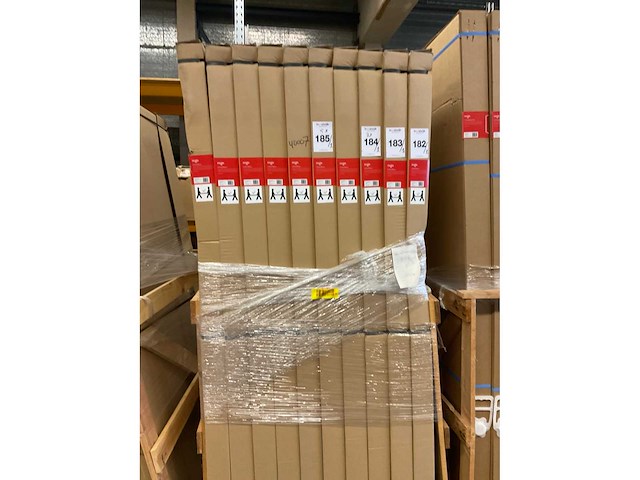 Regn industrial douche cabine 120x80 cm (2x) - afbeelding 5 van  6