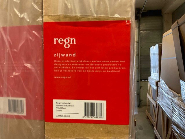 Regn industrial douche cabine 140x90 cm (2x) - afbeelding 5 van  6
