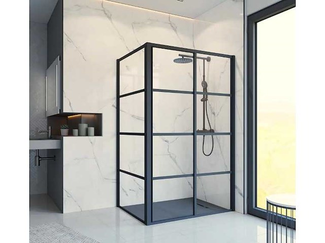 Regn industrial douche cabine 140x90 cm - afbeelding 1 van  4