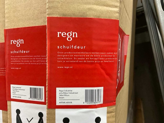 Regn industrial douche cabine 140x90 cm - afbeelding 3 van  6