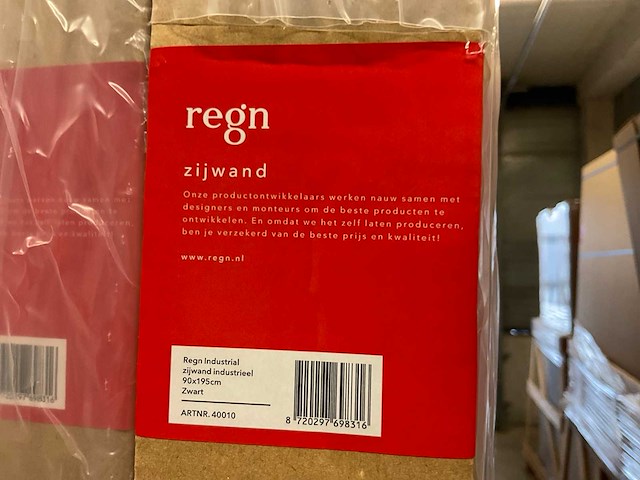 Regn industrial douche cabine 140x90 cm - afbeelding 5 van  6