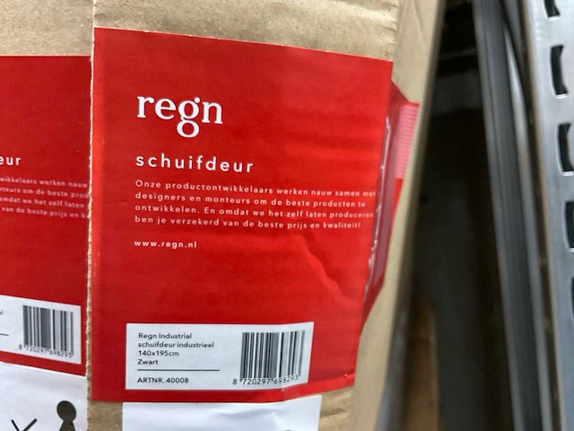 Regn industrial douche cabine 140x90 cm - afbeelding 3 van  6