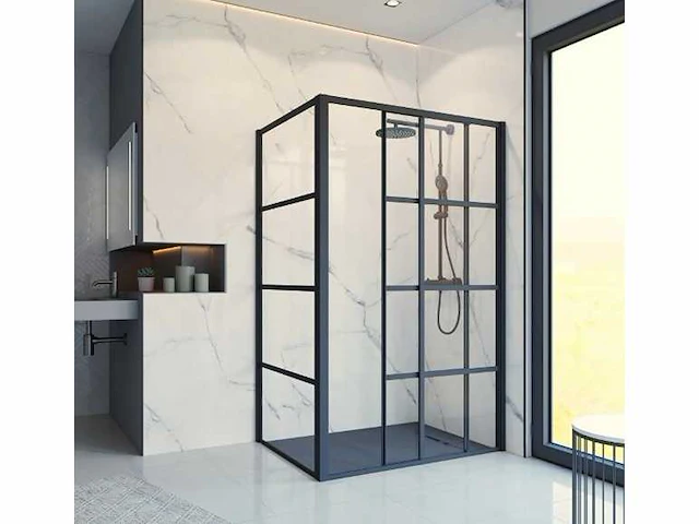 Regn industrial douche cabine 140x90 cm - afbeelding 2 van  6