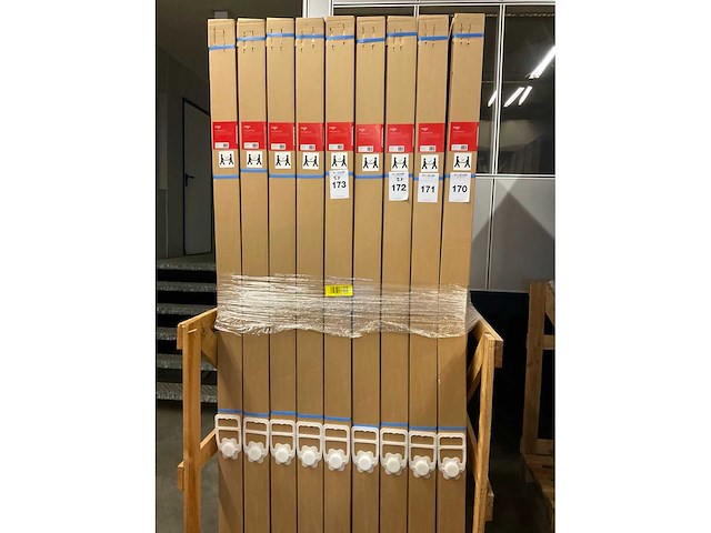 Regn industrial inloopdouche 100x200 cm (2x) - afbeelding 1 van  1