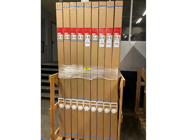 Regn industrial inloopdouche 100x200 cm (5x) - afbeelding 3 van  3