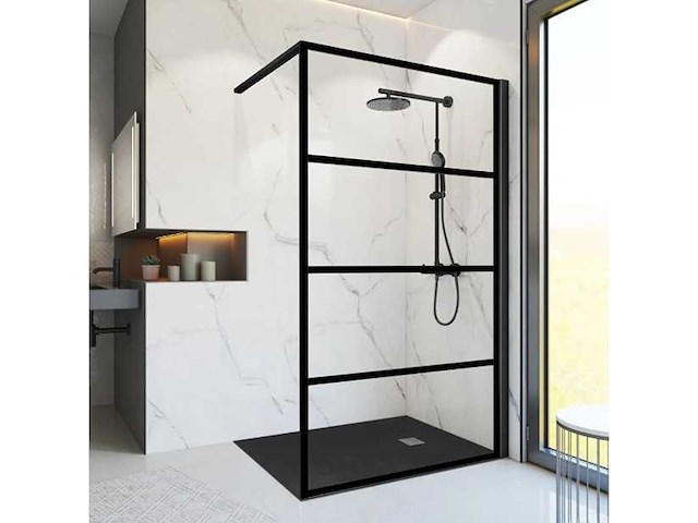 Regn industrial inloopdouche 100x200 cm - afbeelding 1 van  3