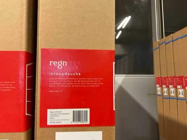 Regn industrial inloopdouche 100x200 cm - afbeelding 2 van  3