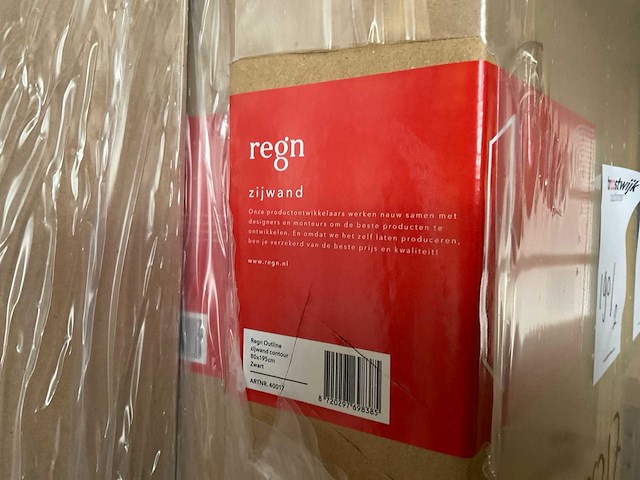 Regn outline douche cabine 120x80 cm (2x) - afbeelding 5 van  6