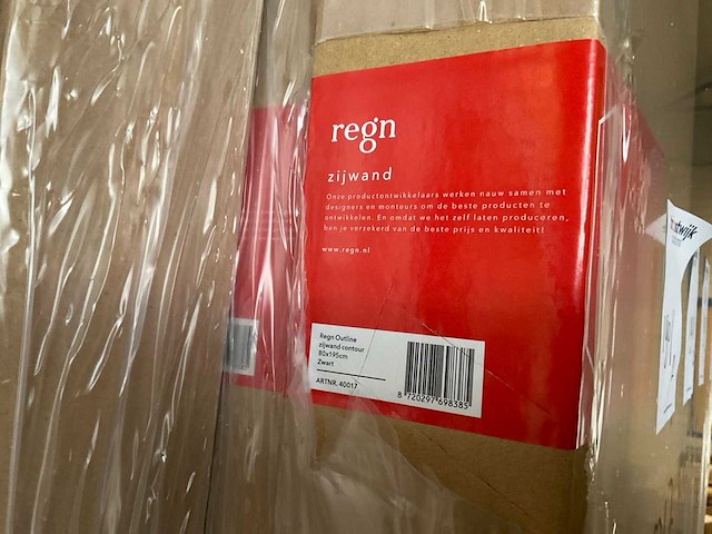 Regn outline douche cabine 120x80 cm - afbeelding 5 van  6