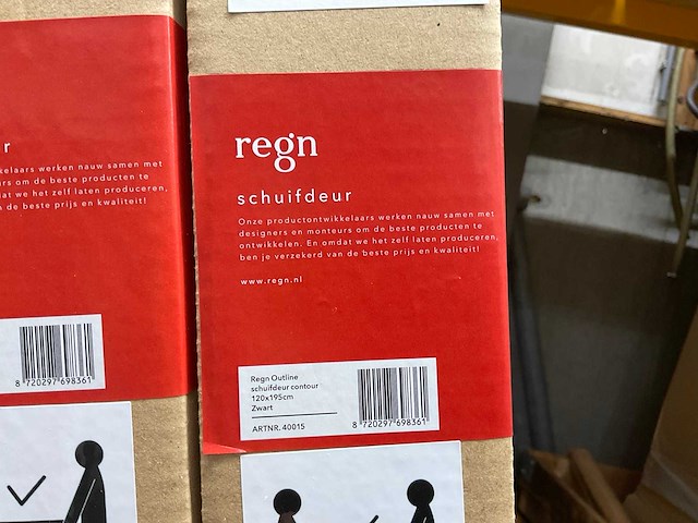 Regn outline douche cabine 120x80 cm - afbeelding 3 van  6