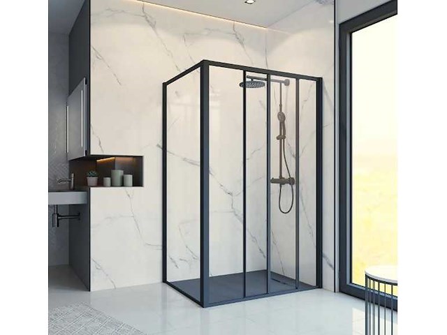 Regn outline douche cabine 140x90 cm - afbeelding 1 van  4