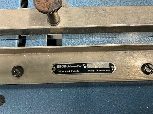 Regubinder handleiding boekbindmachine - afbeelding 7 van  7