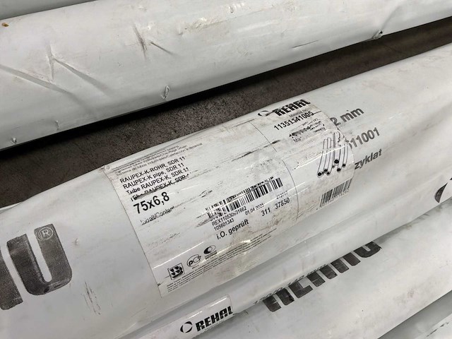 Rehau raupex-k sdr11 kunststof buis lengte a 5m (11x) - afbeelding 4 van  7