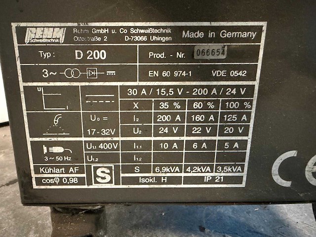 Rehm - d200 - mig lasapparaat - afbeelding 2 van  6