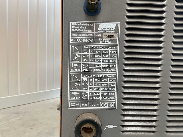 Rehm invertig 260 ac/dc lasapparaat - afbeelding 8 van  8