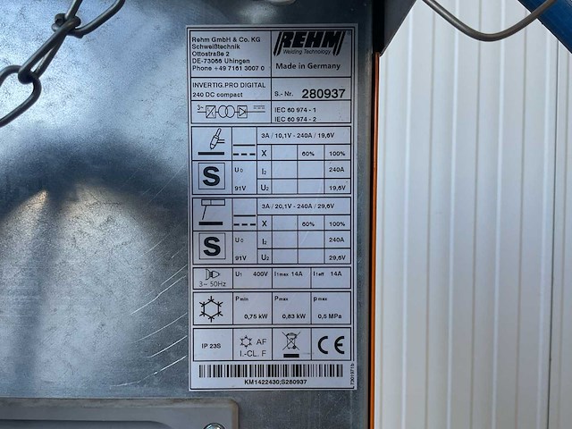 Rehm invertig.prodigital 240 dc lasapparaat - afbeelding 9 van  9