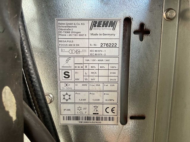 Rehm mega puls focus 400 lasapparaat - afbeelding 8 van  8