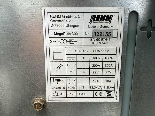 Rehm megapuls 300 lasapparaat - afbeelding 9 van  9