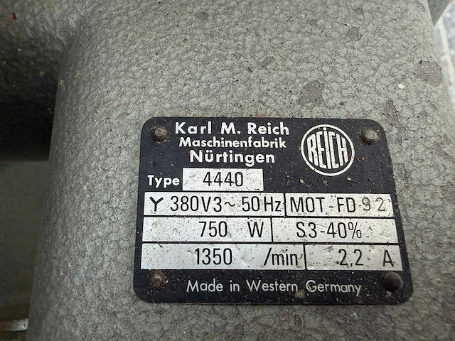 Reich - 4440 - vleeszaagmachine / lintzaag - afbeelding 3 van  3