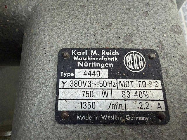 Reich - 4440 - vleeszaagmachine / lintzaag - afbeelding 2 van  2