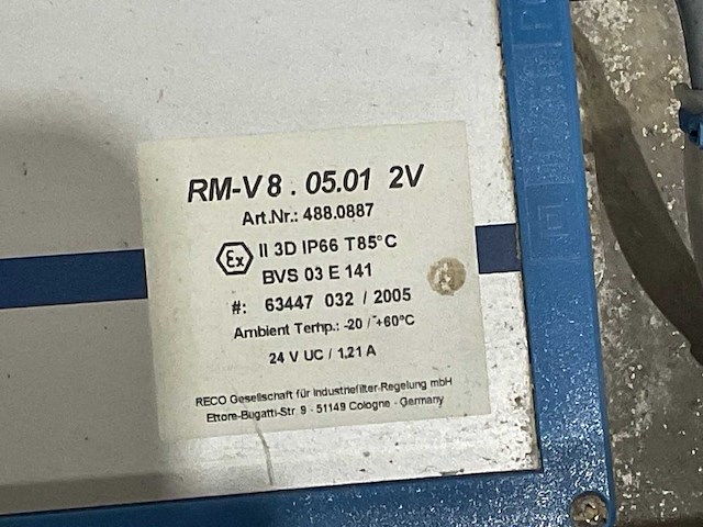 Reimert atex - rm-v8 05.01 2v - pneumatische drukversterkers - afbeelding 3 van  15