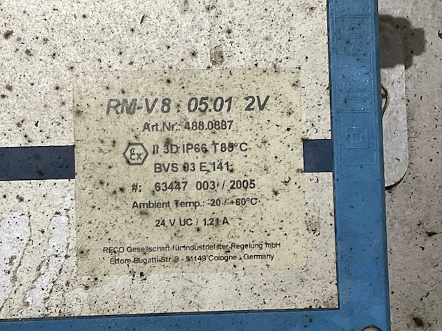 Reimert atex - rm-v8 05.01 2v - pneumatische drukversterkers - afbeelding 4 van  15