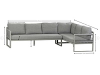 Reims - loungeset - afbeelding 1 van  2