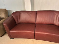 Reims leren bankstel - afbeelding 10 van  10