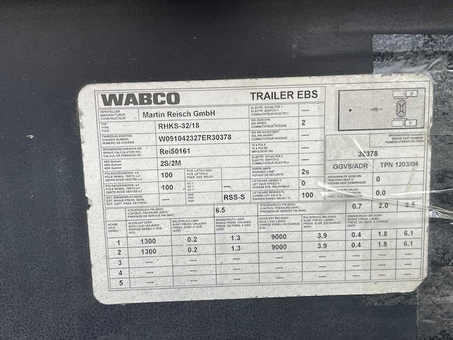 Reisch - 2007 - rhks-32/18 kipper - oplegger - afbeelding 11 van  13