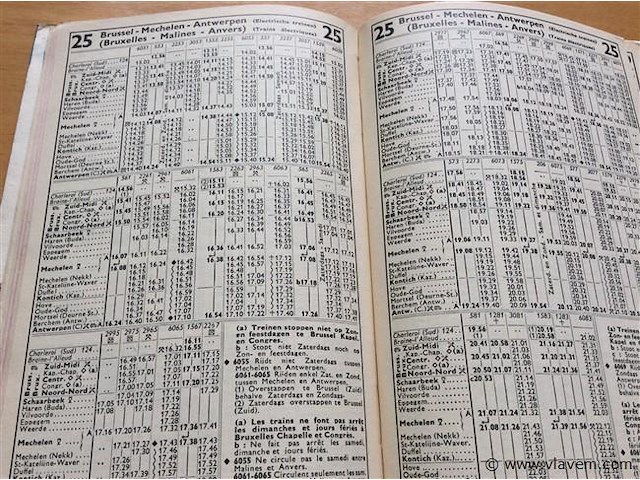 Reisgids spoorwegen +… 1956. - afbeelding 2 van  3