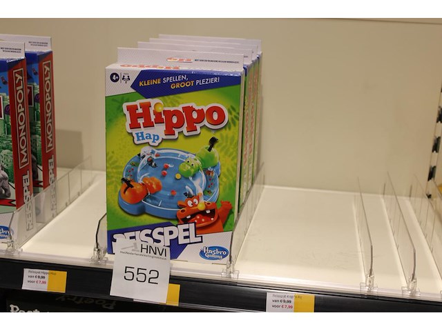 Reispellen hasbro hippo hap, 4 stuks. - afbeelding 1 van  2